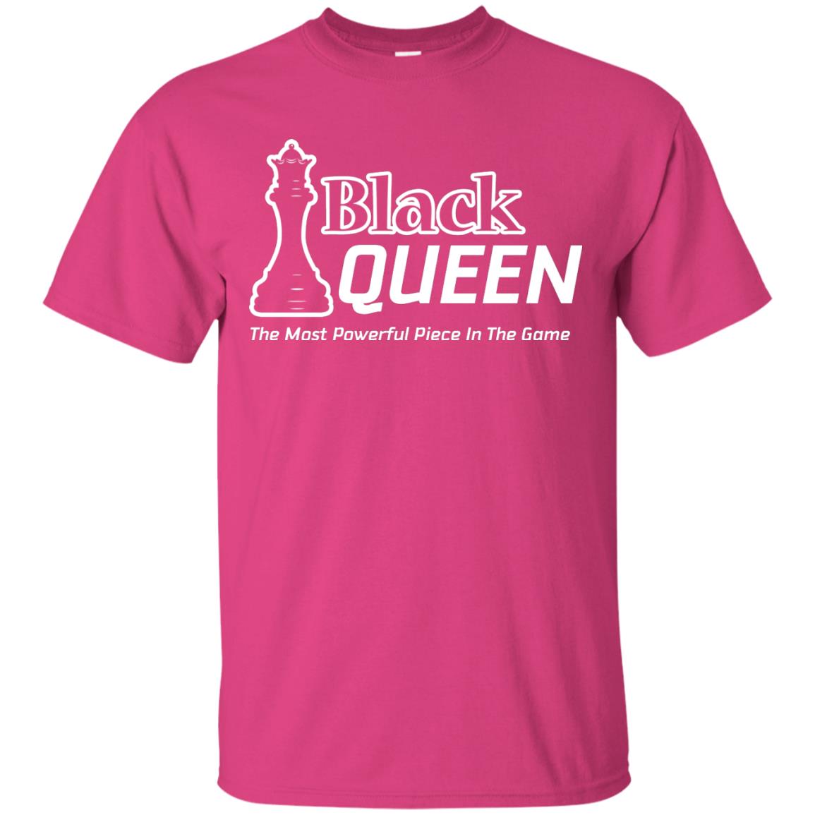 Black Queen Proud Black Woman African American T-shirt Heliconia
