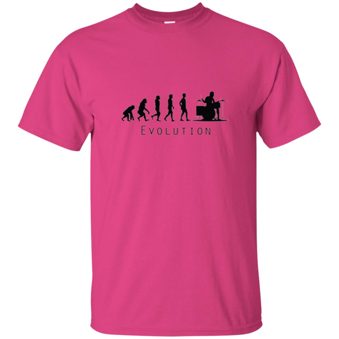 Drumming Lover T-shirt The Evolution Of The Drummer Heliconia