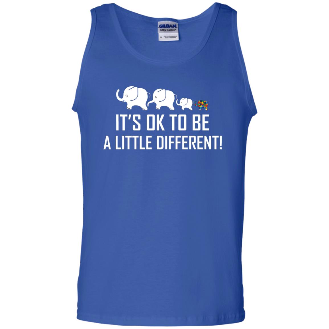 It_s Ok To Be A Little Different Autism Elephant Shirt Royal