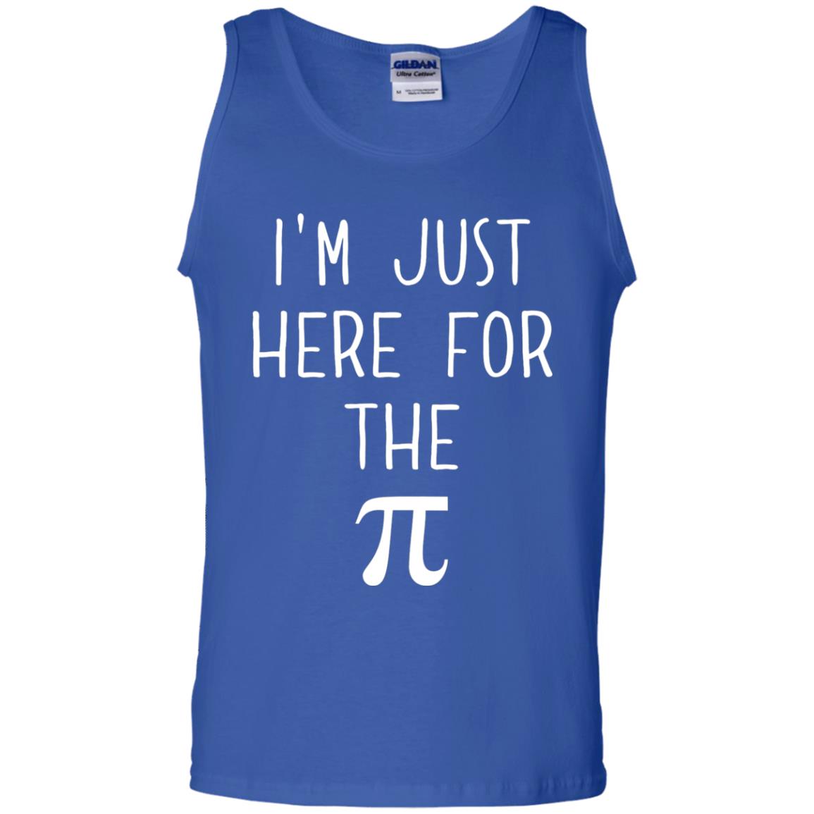 Funny Pi Day Shirt Im Just Here For The Pi Royal