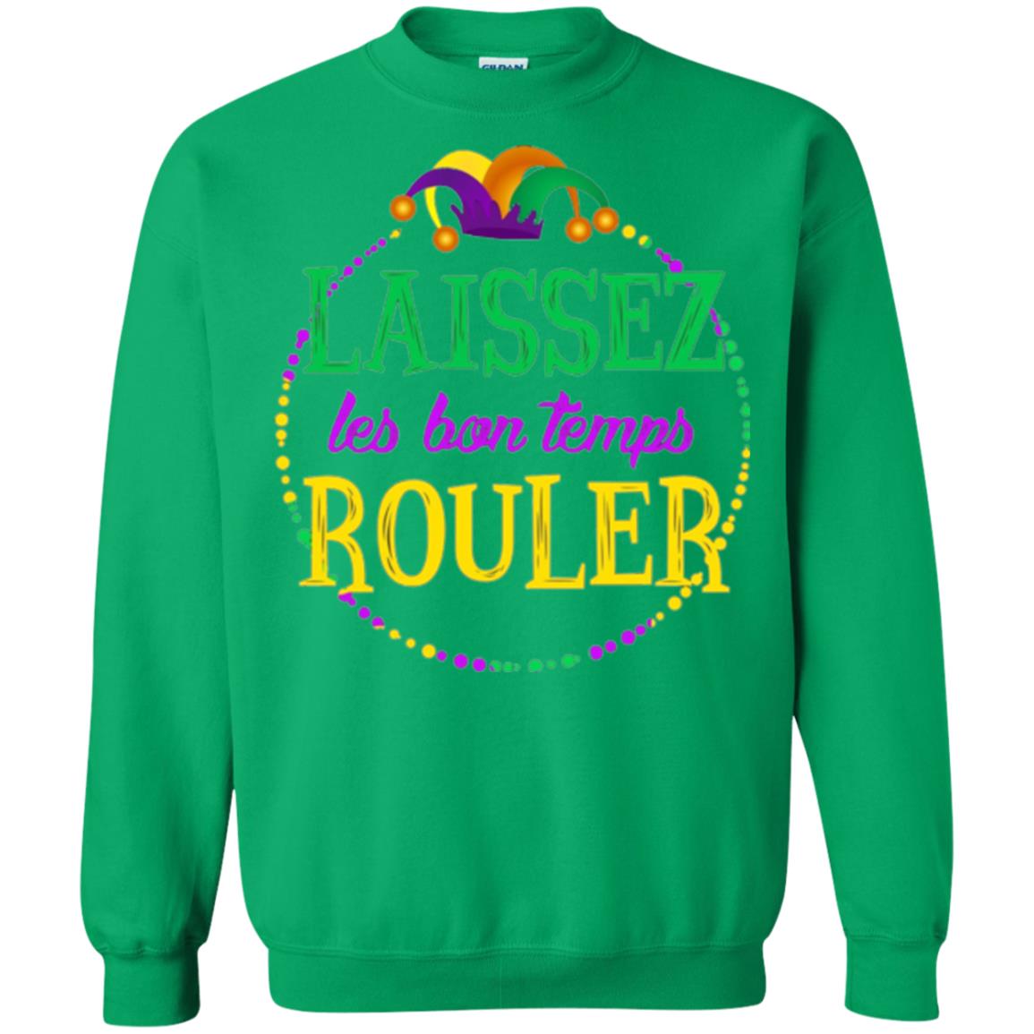 Mardi Gras T-shirt Laissez Les Bon Temps Rouler Irish Green
