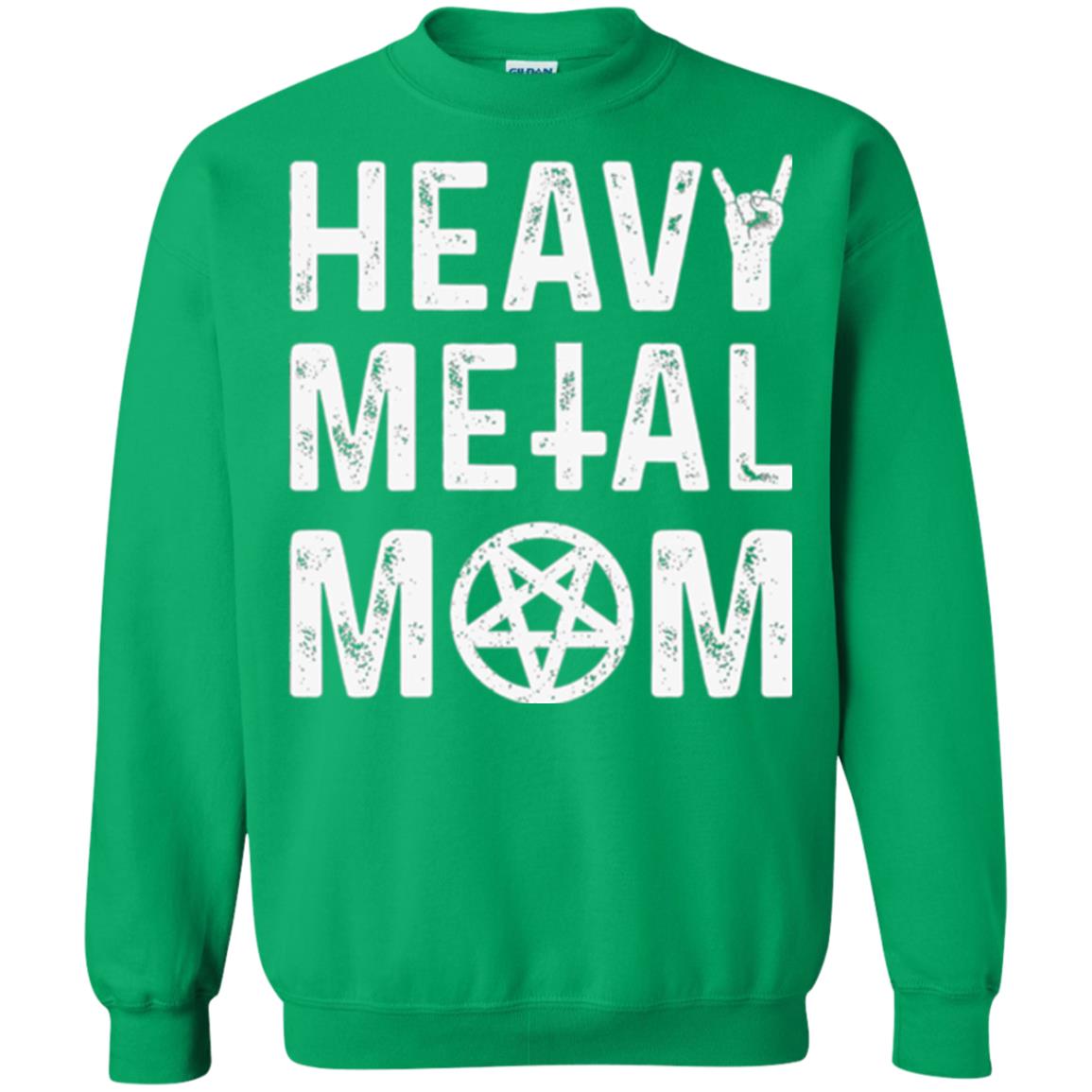 Heavy Metal Mom Vintage Band Music Concert Mother T-shirt Irish Green