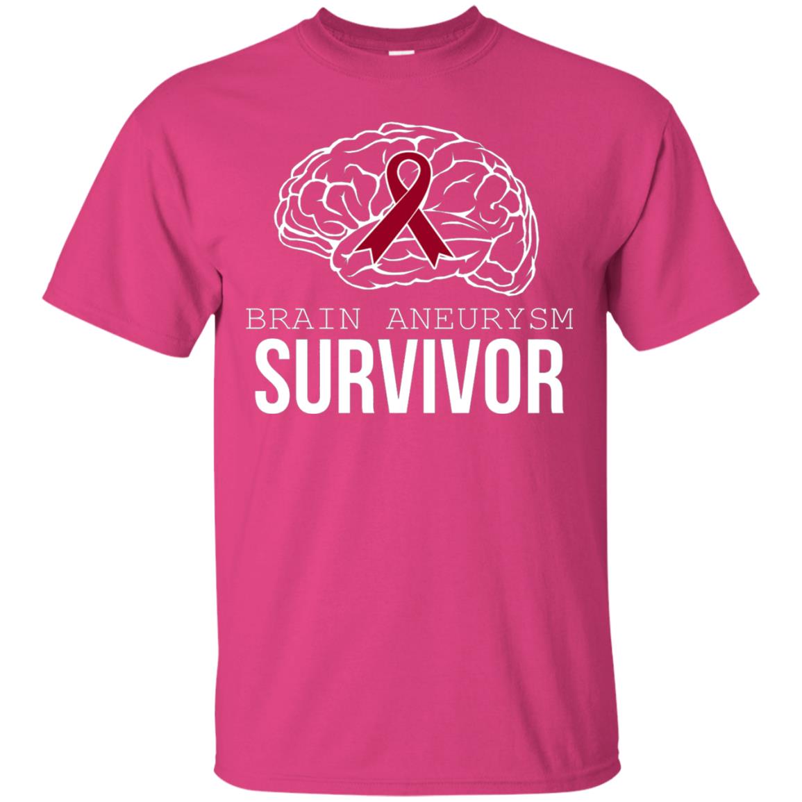 Brain Aneurysm Survivor T-shirt Heliconia