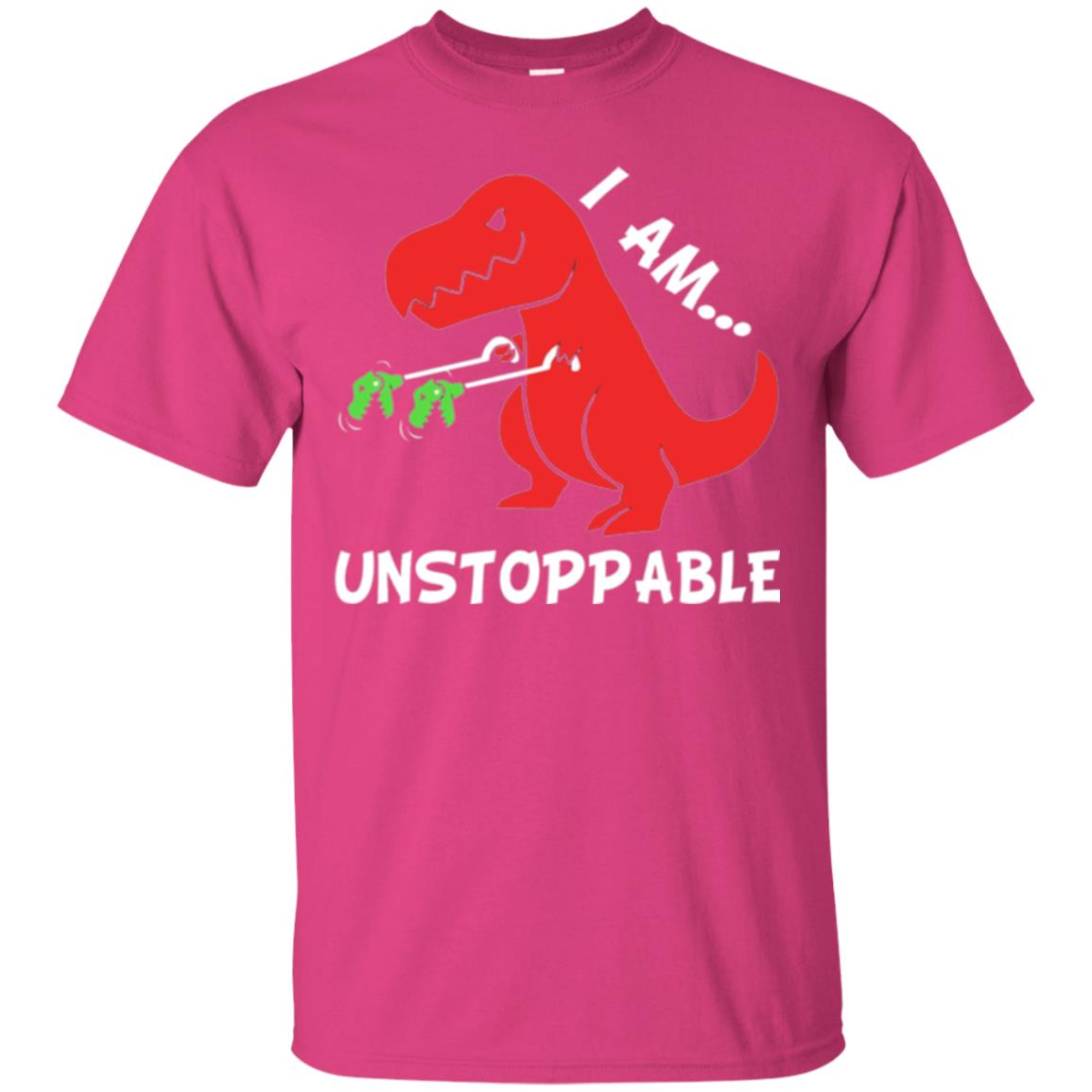 I Am Unstoppable T-shirt Heliconia