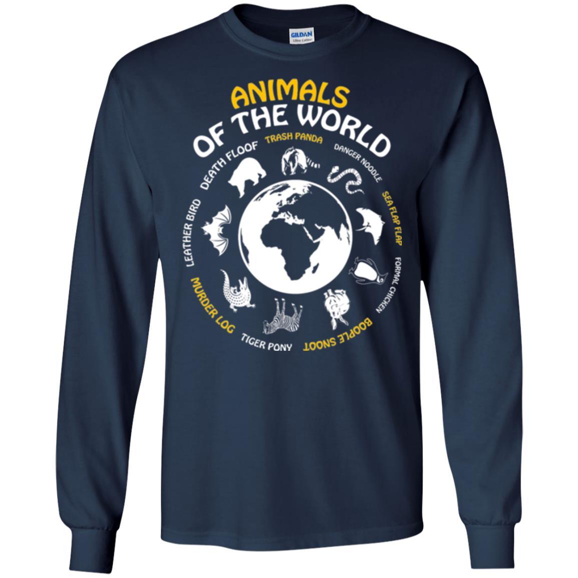 Animals Of The World T-shirt Navy