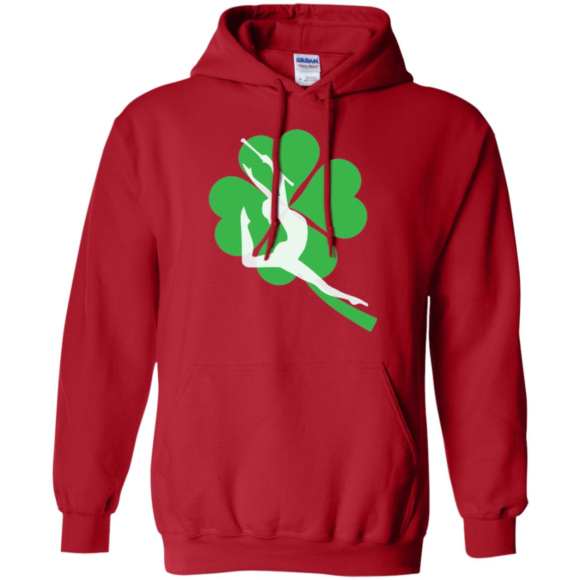 Baton Twirling Lover Saint Patrick's Day Red
