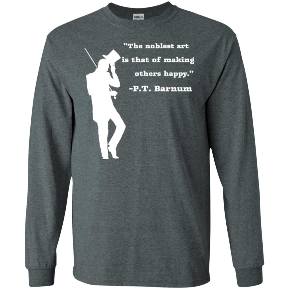 Circus Ring Master P.t. Barnum Quote T-shirt Dark Heather