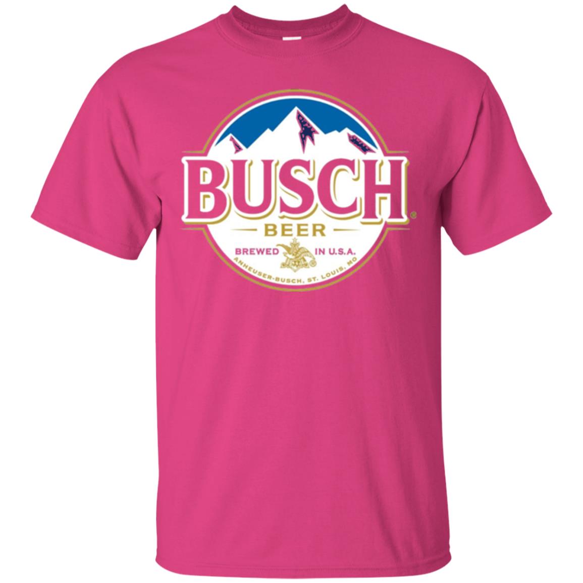 Beer Lovers T-shirt Busch Beer Heliconia