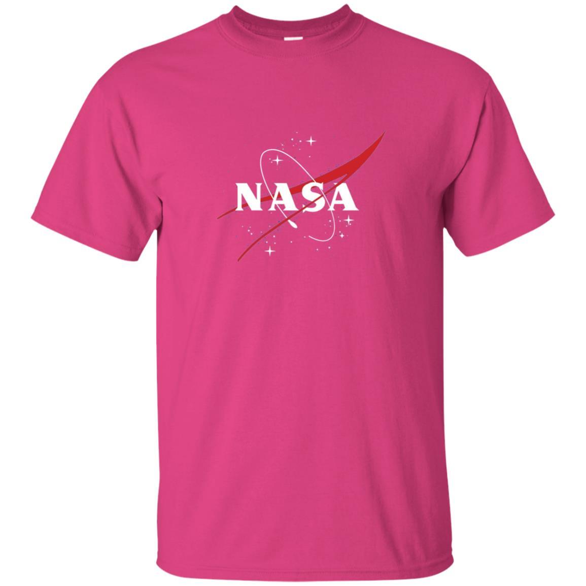 Nasa Full Blue Logo Graphic T-Shirt Heliconia
