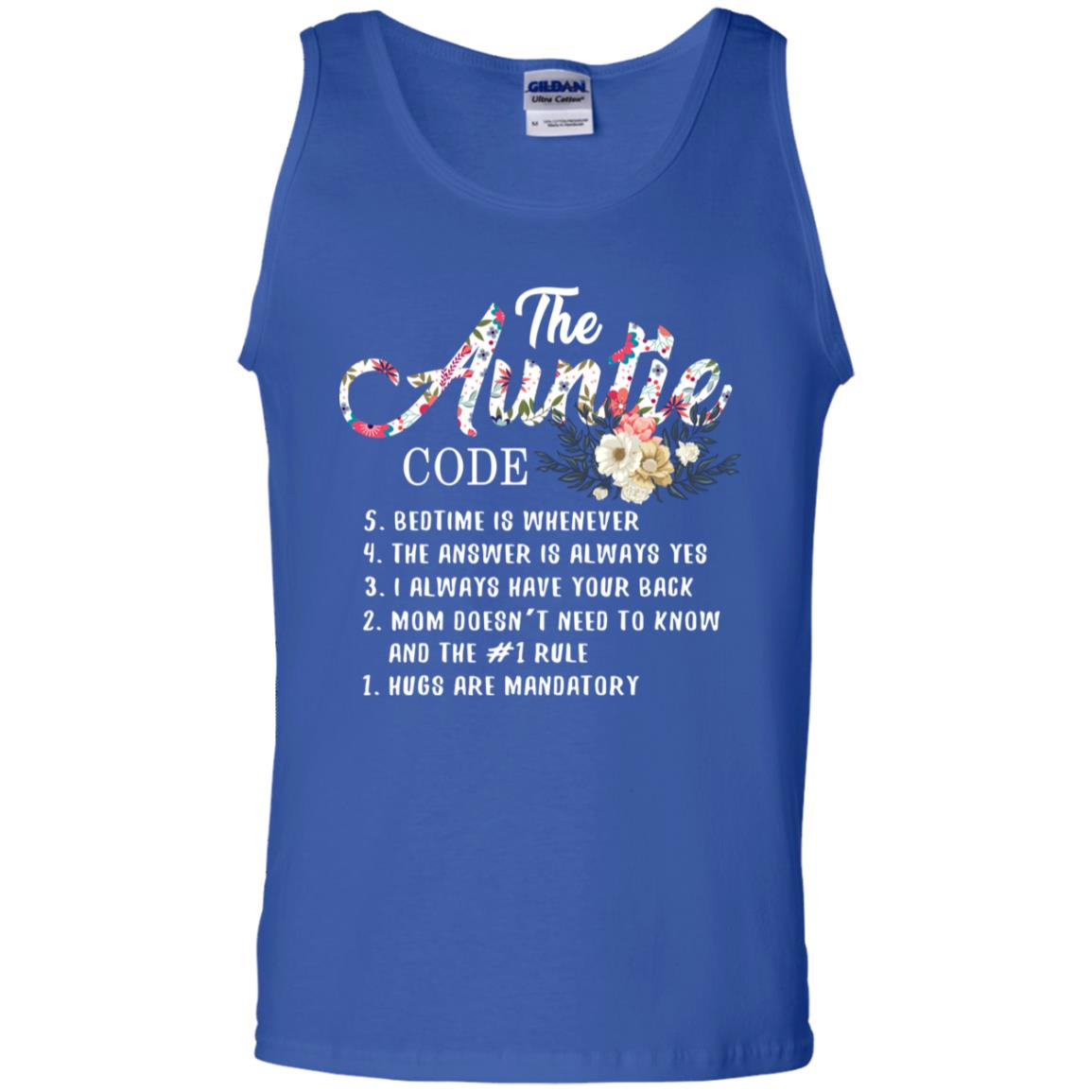 The Auntie Code Shirt For Womens Royal