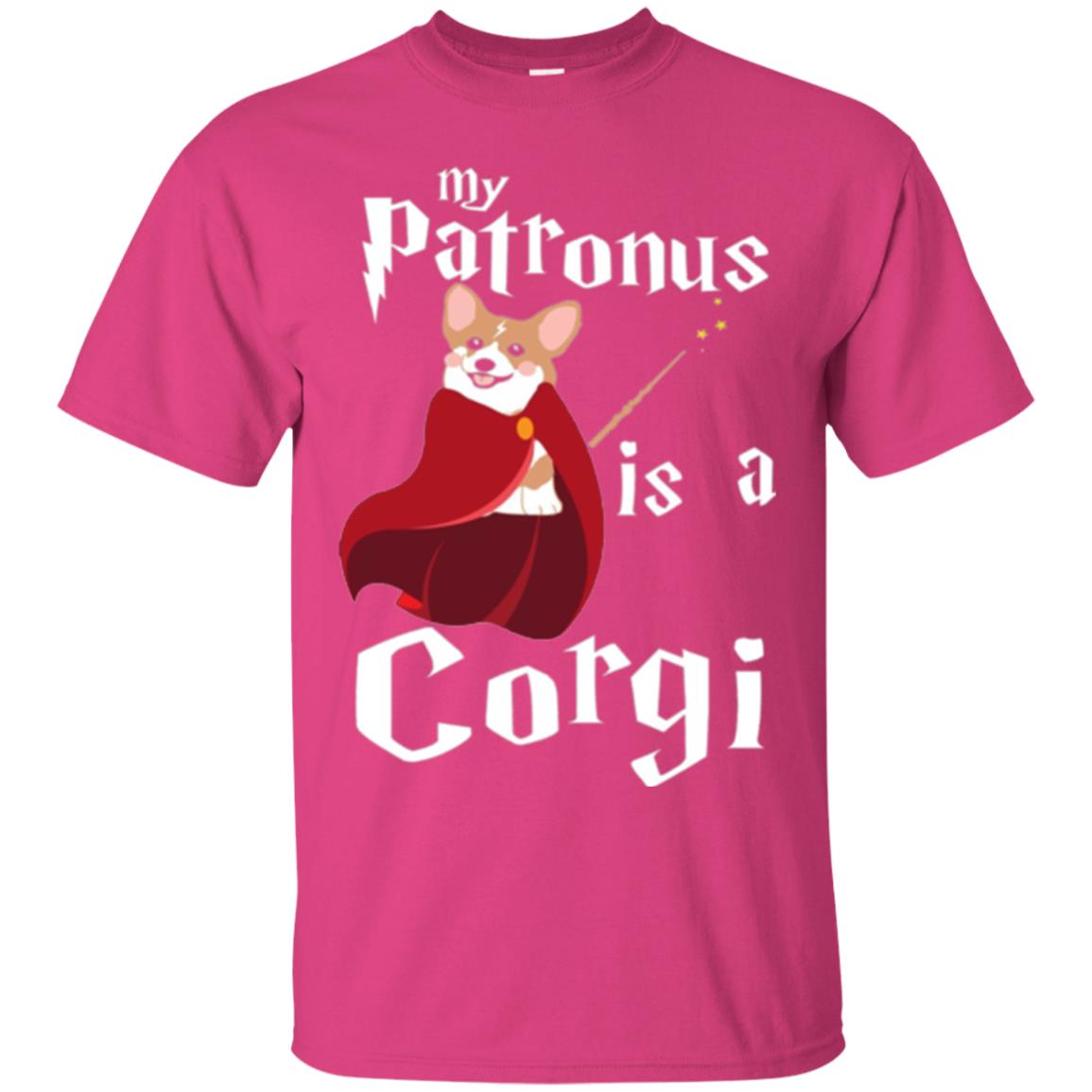 Dog Lover T-shirt My Patronus Is A Corgi Heliconia