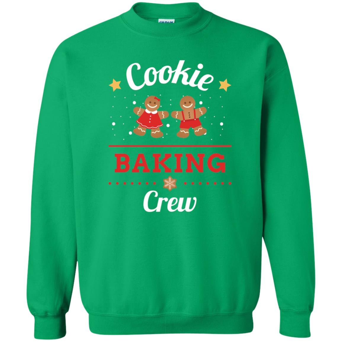 Christmas T-shirt Gingerbread Cookie Baking Crew Irish Green