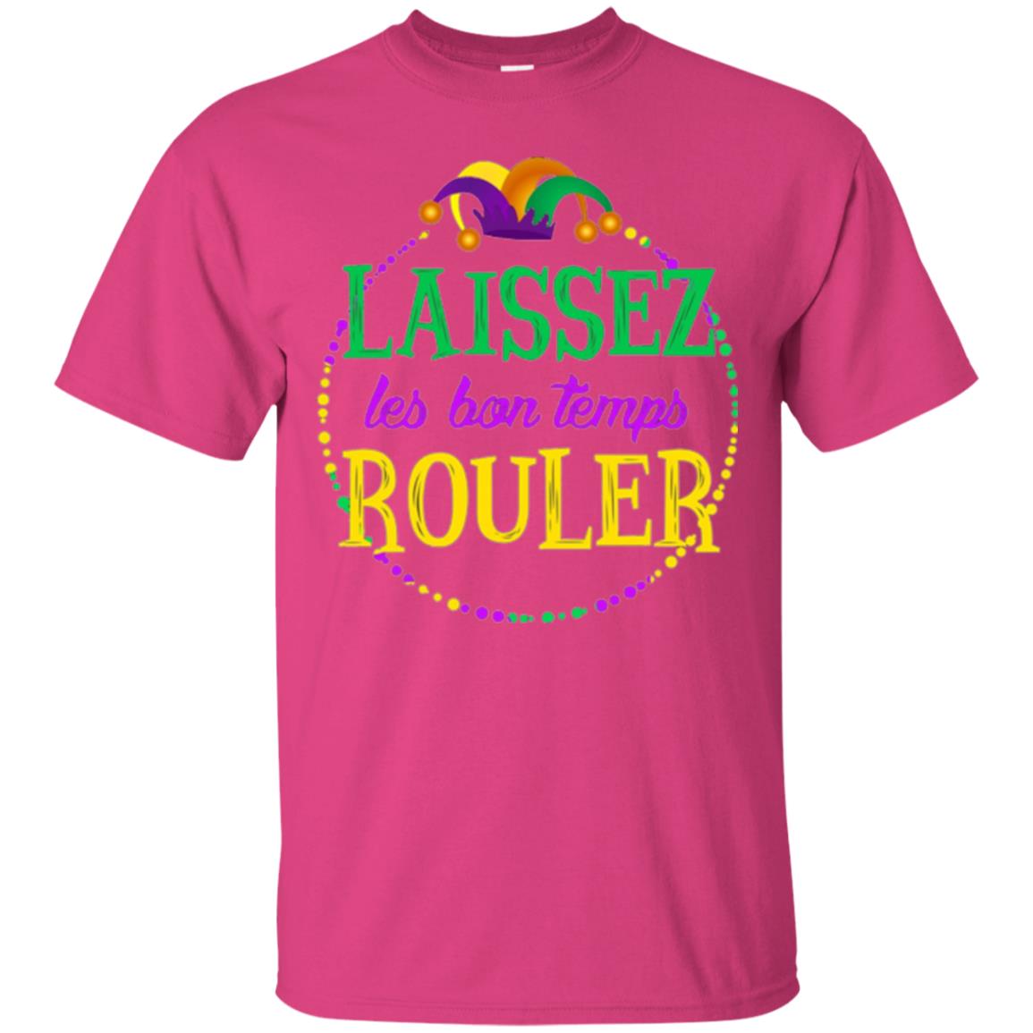 Mardi Gras T-shirt Laissez Les Bon Temps Rouler Heliconia