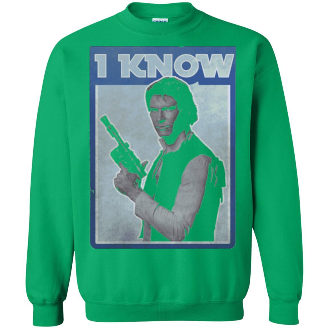 Film T-shirt Han Solo Iconic Unscripted I Know Graphic Irish Green