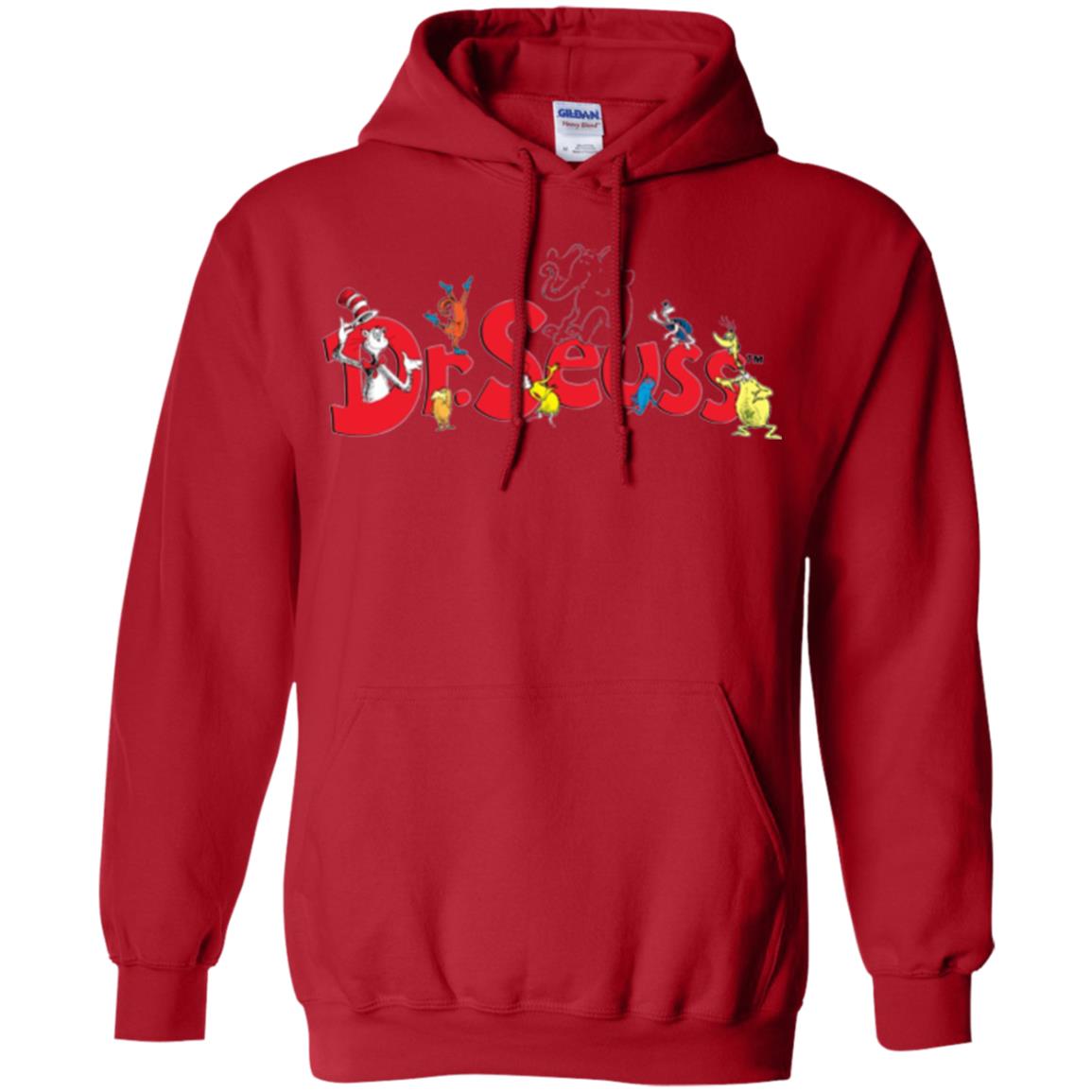 Film Lover T-shirt Dr. Seuss Family T-shirt Red