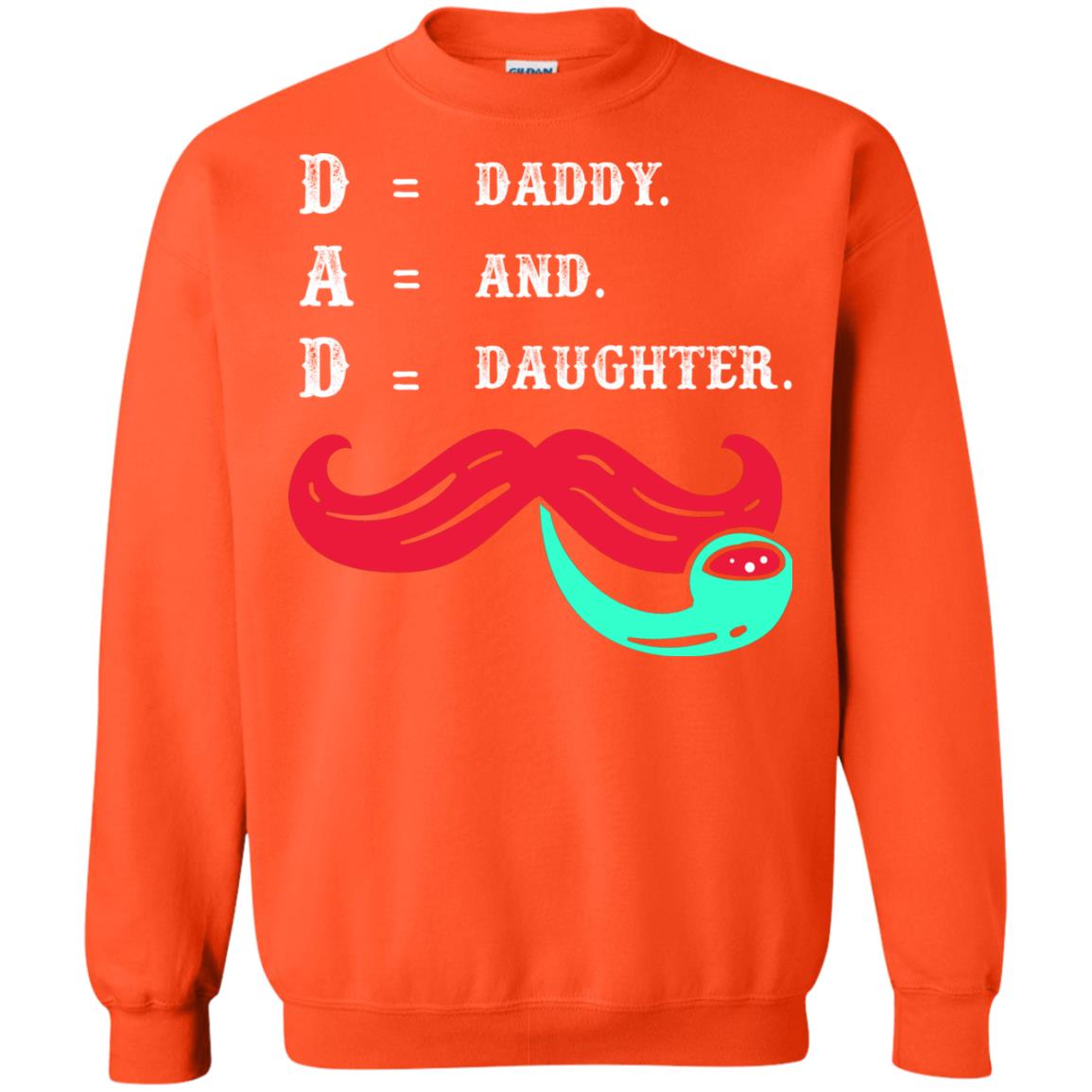 Daddy And Daughter Dad Shirt For Father_s Day Orange