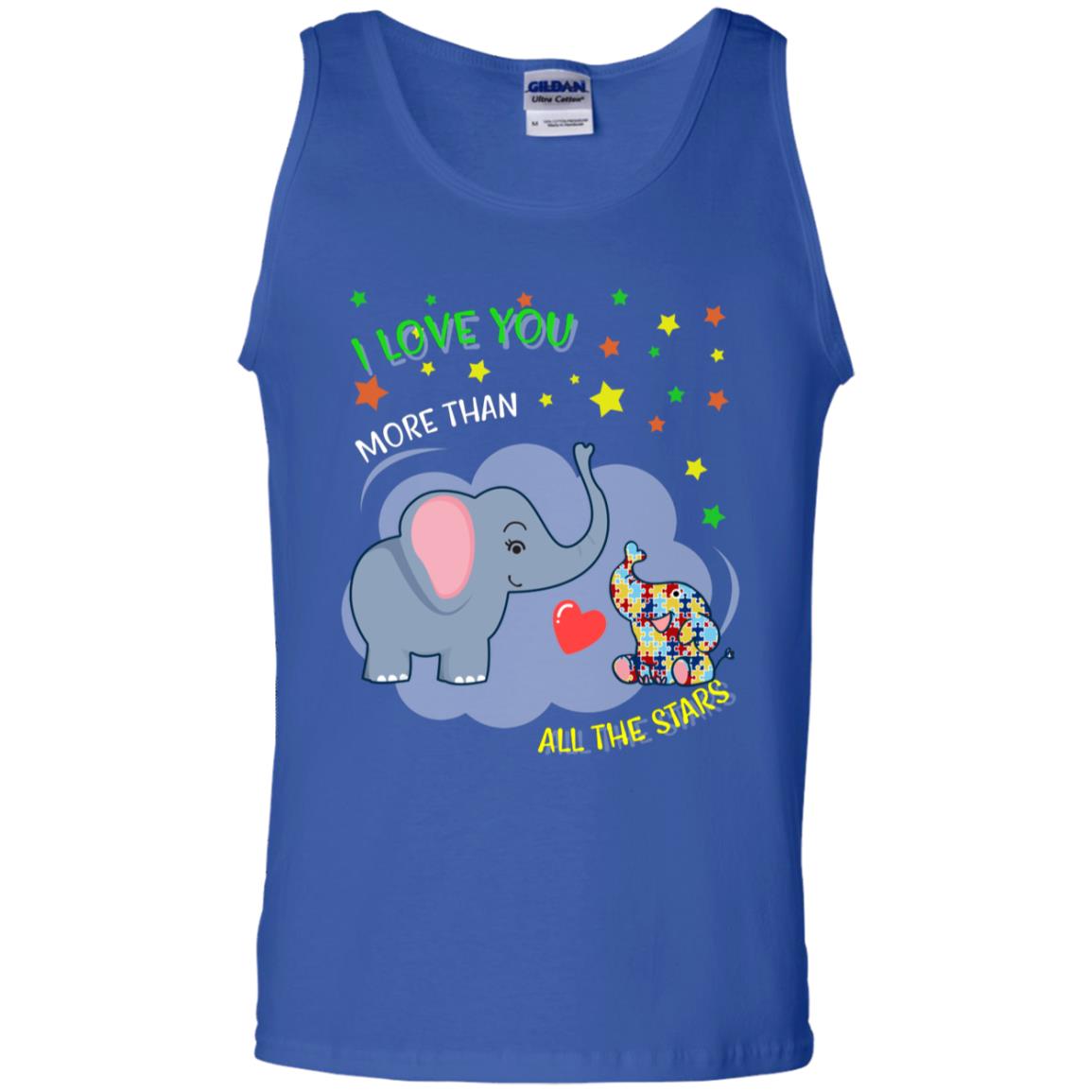 I Love You Morethan All The Stars Autism Awareness Shirt Royal
