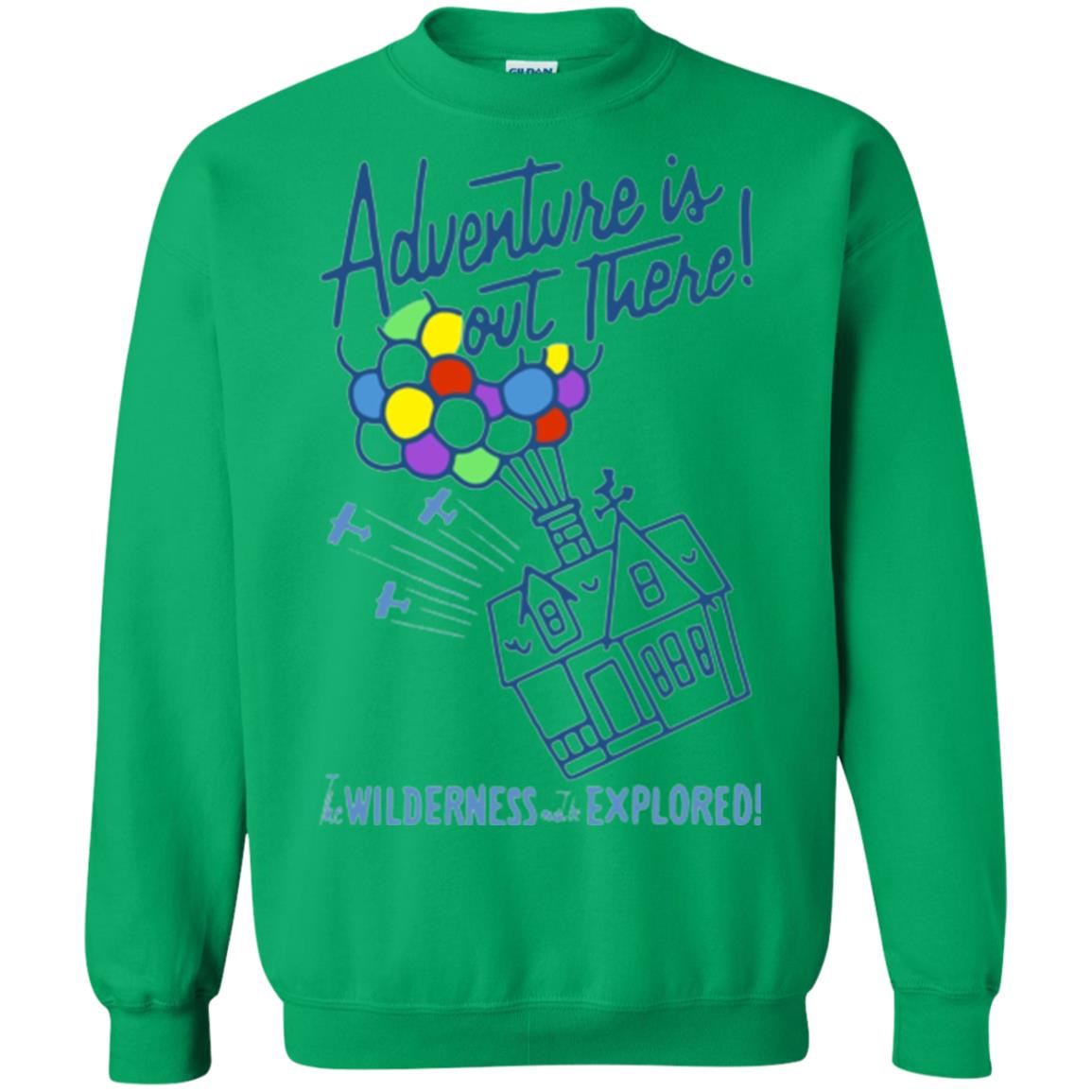 Adventure Is Out There T-shirt Irish Green