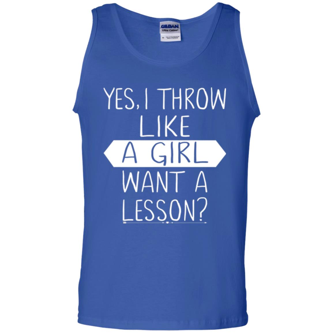 Softball T-shirt Yes I Throw Like A Girl Want A Lesson Royal