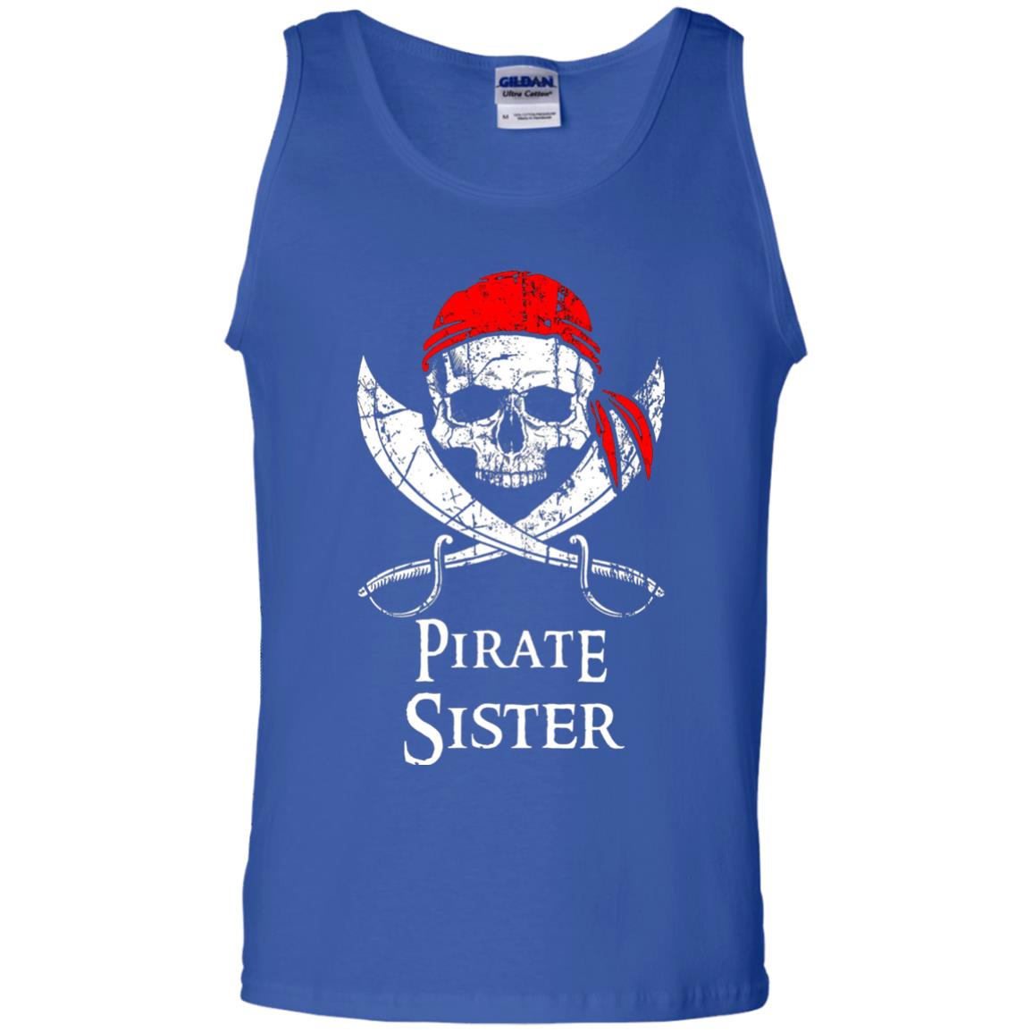 Family T-shirt Pirate Sister Jolly Roger Skull Crossbones Royal