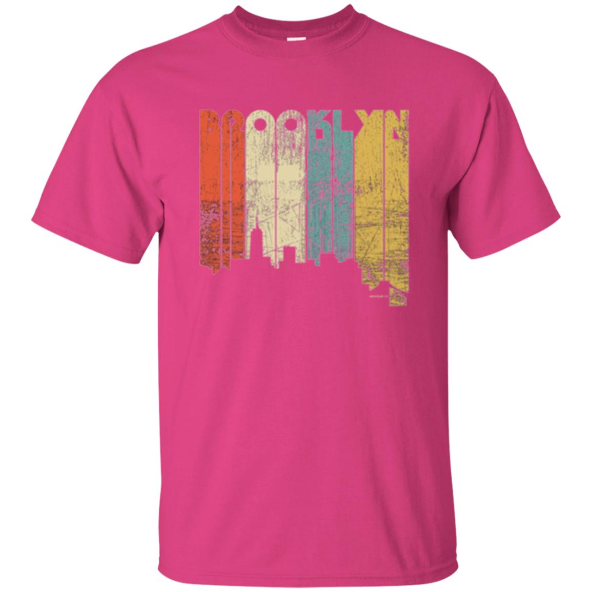 Brooklyn City New York State Vintage T-shirt Heliconia