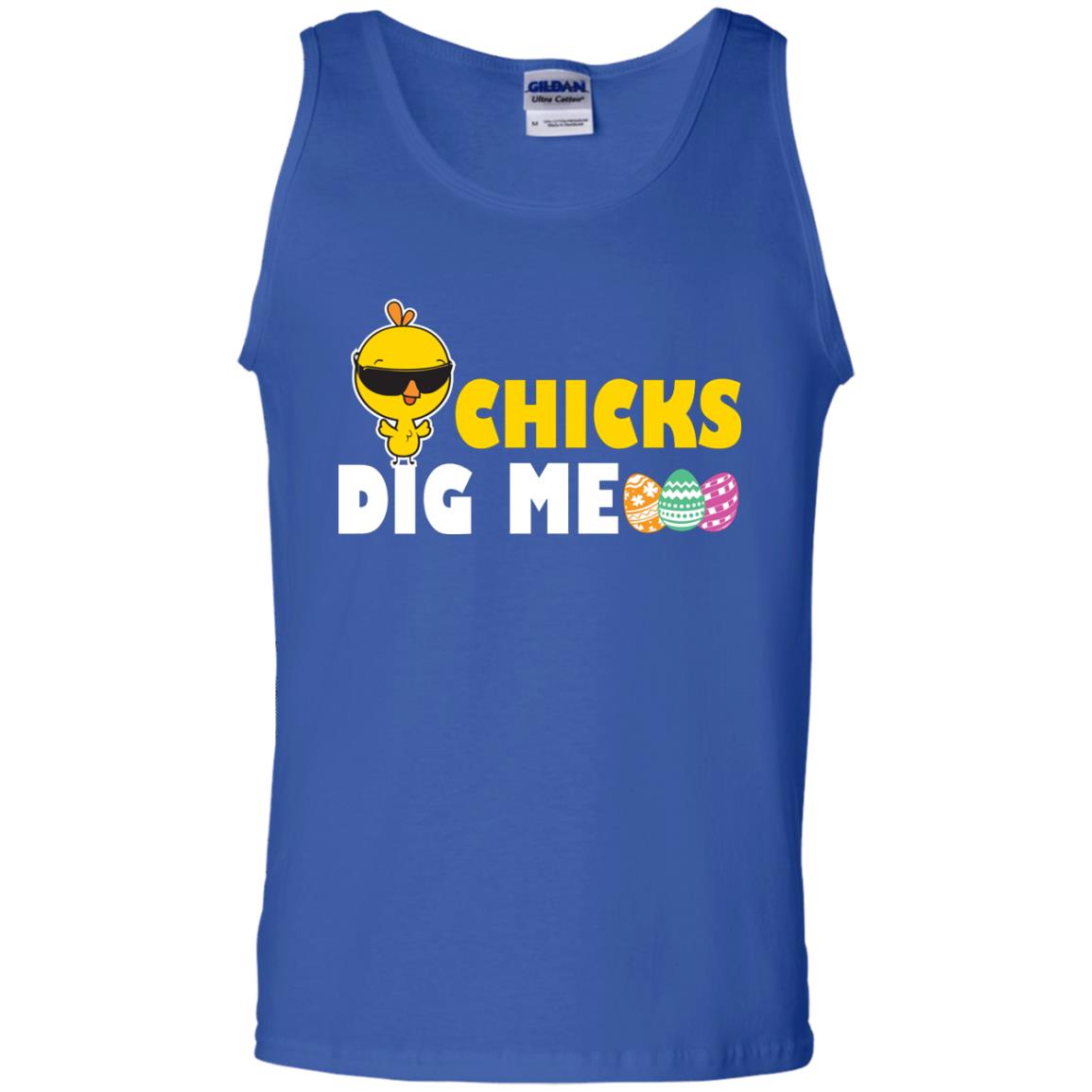 Chicks Dig Me Funny Chicken Shirt For Easter Day Royal