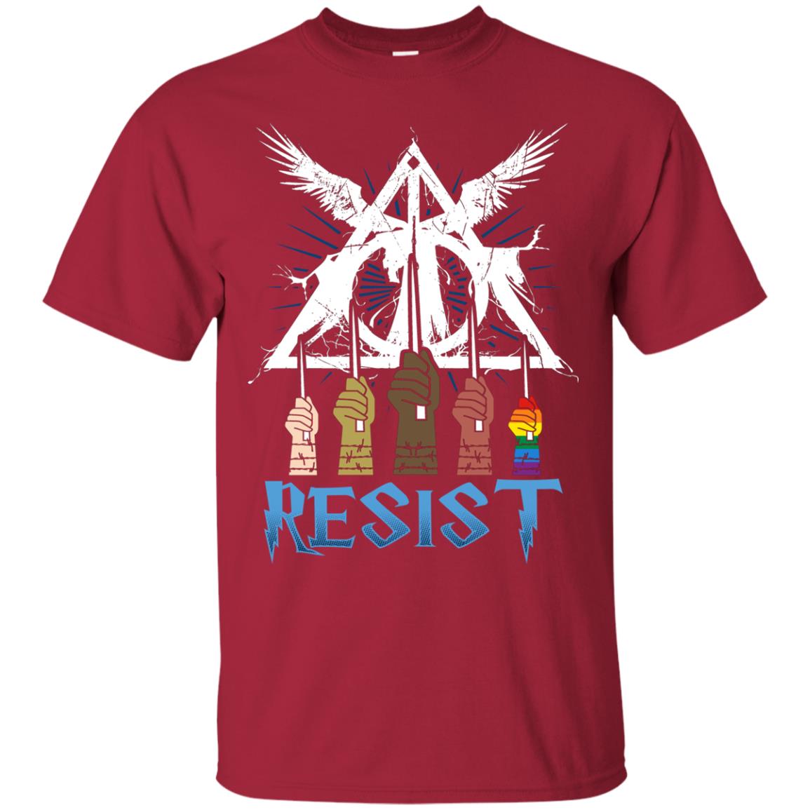 Resist Harry Potter Fan T-shirt Cardinal