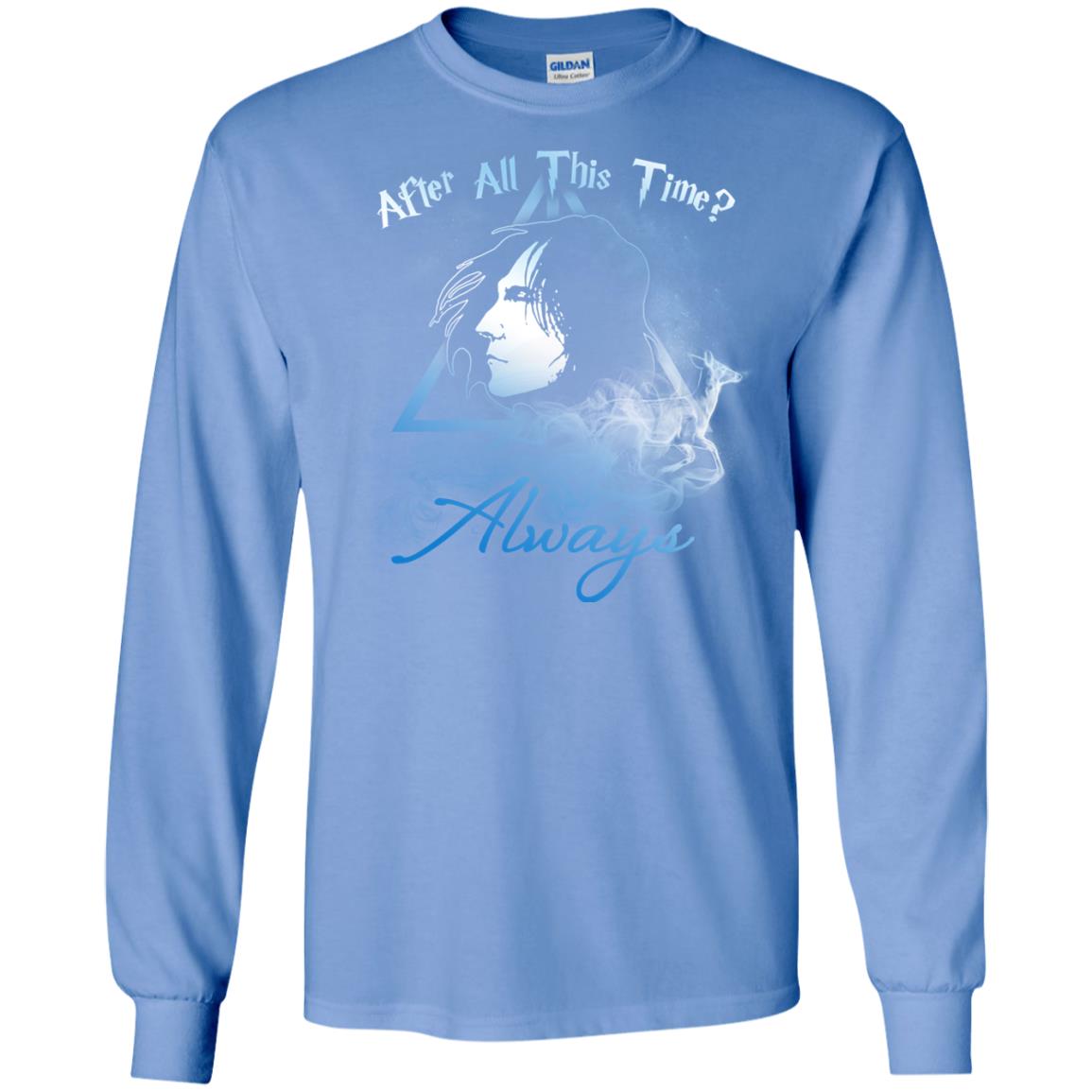 After All This Time Always Harry Potter Fan T-shirt Carolina Blue