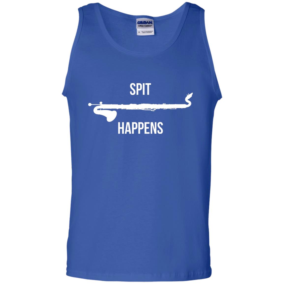Funny Bass Clarinet T-shirt Spit Happens Royal