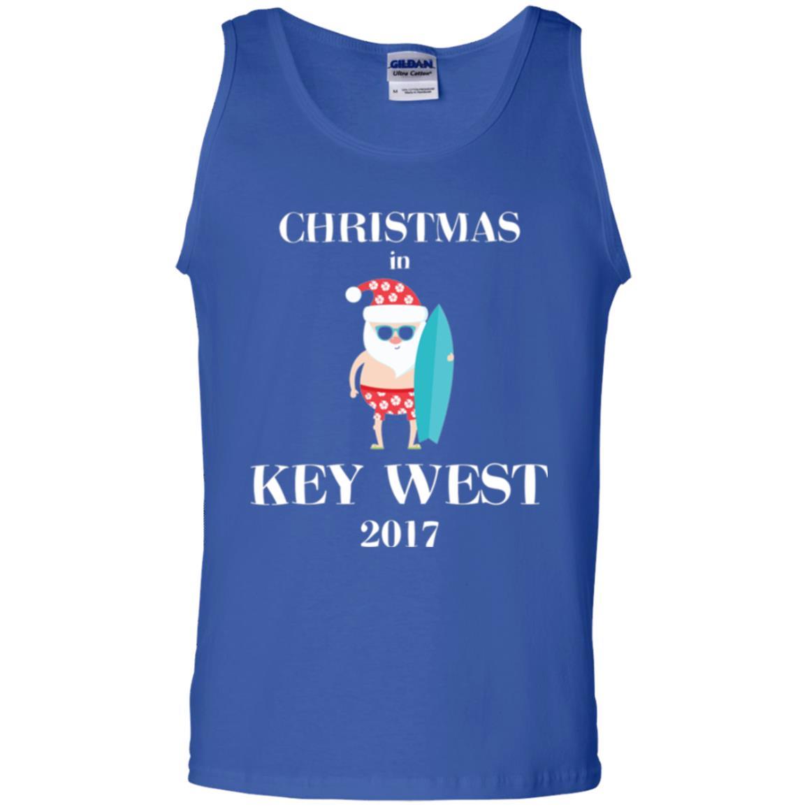 Family Vacation T-shirt Christmas In Key West 2017 Royal