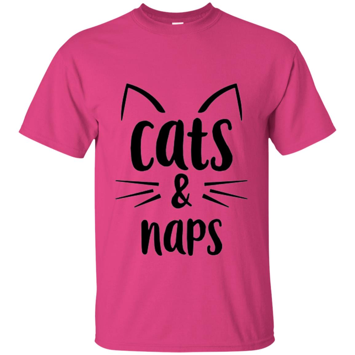 Cats And Naps Lovers T-shirt Heliconia