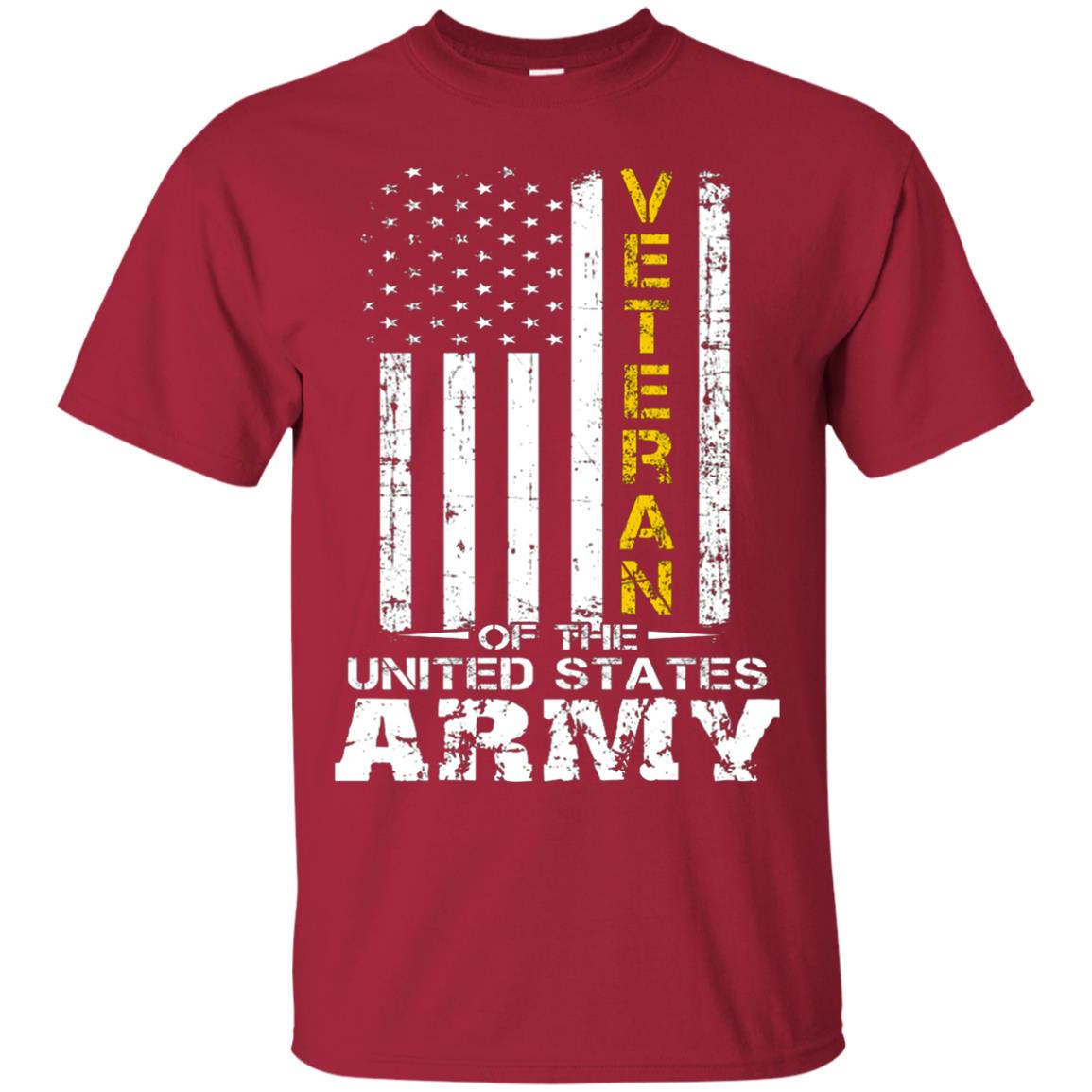 Veteran Of United States Us Army Premium Shirt Cardinal