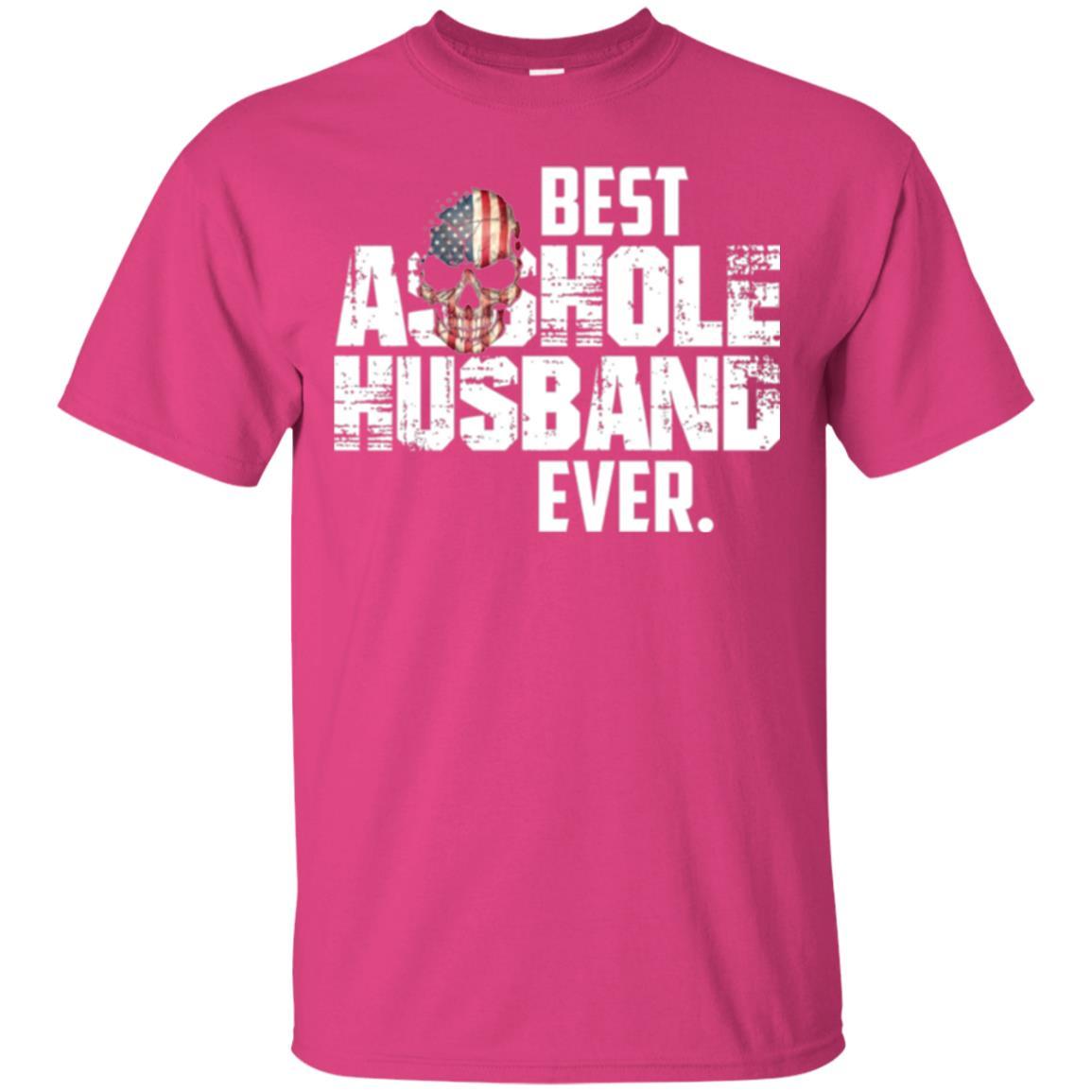 Husband T-shirt Best Asshole Husband Ever T-shirt Heliconia
