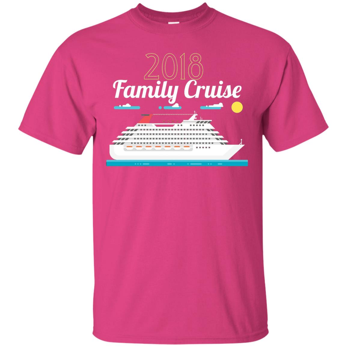 2018 Family Cruise Cruise Vacation T-shirt Heliconia