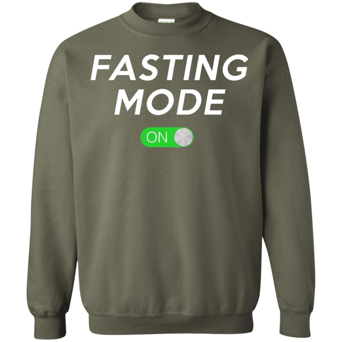 Funny Ramadan Fasting Mode On Shirt Military Green