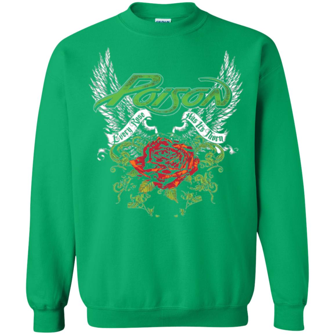 Poison Thorns Wings T-shirt Irish Green