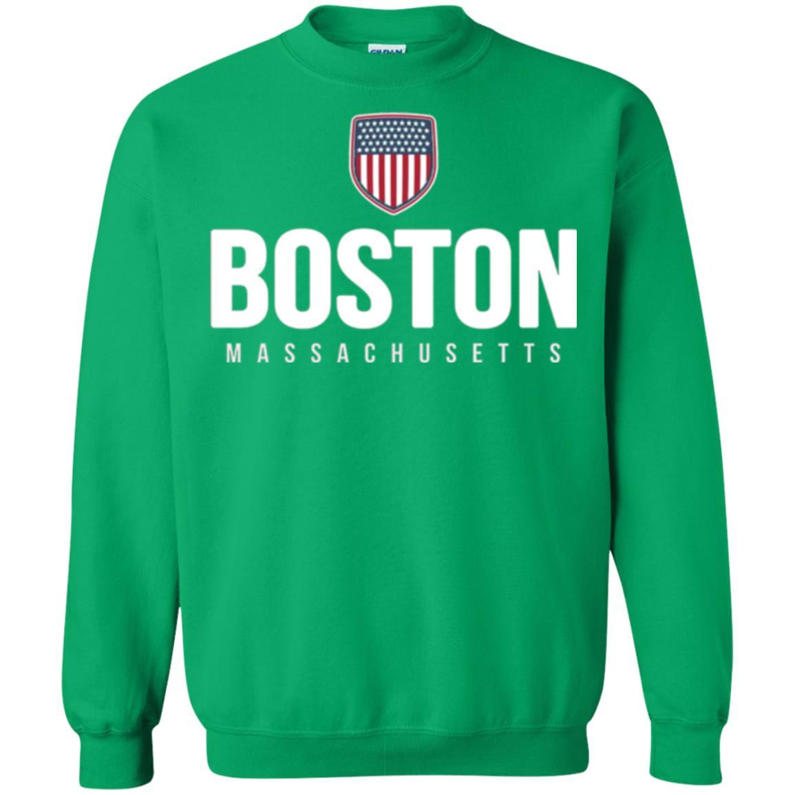 Boston Massachusetts T-shirt Irish Green