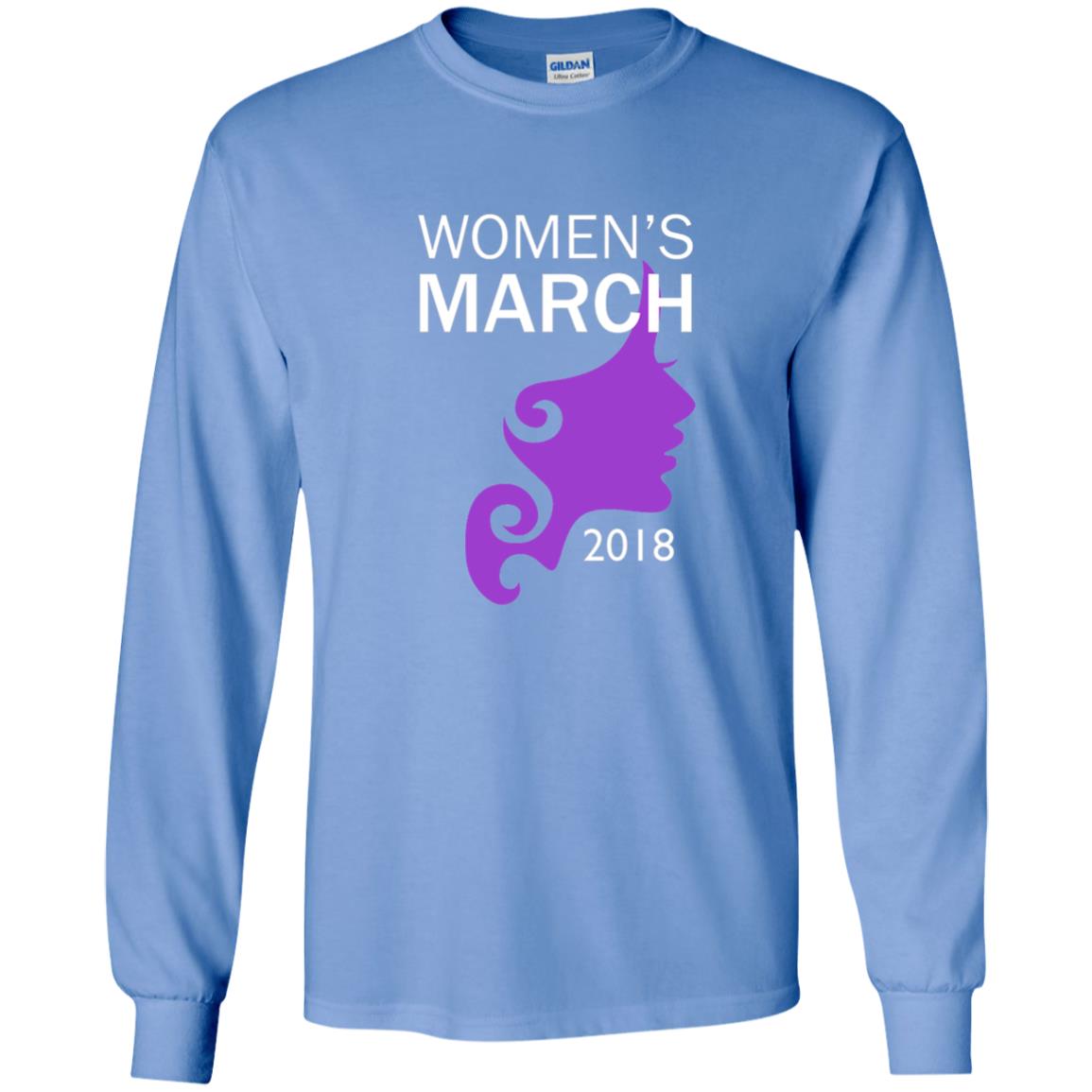 Women's March 2018 T-shirt Carolina Blue