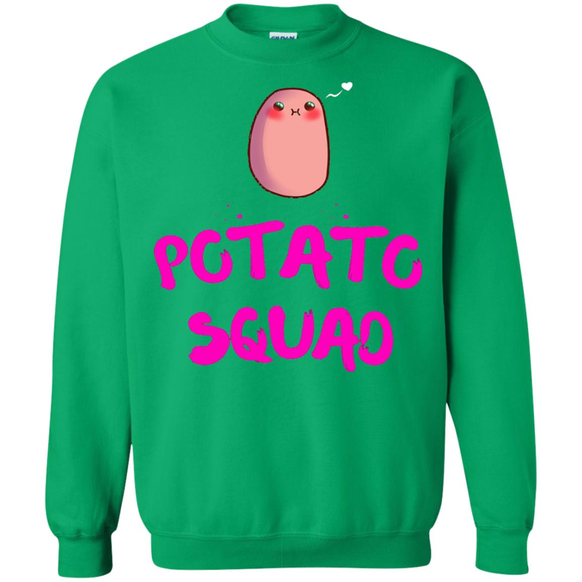 Cute Potato Squad T-shirt I Love Potato Irish Green