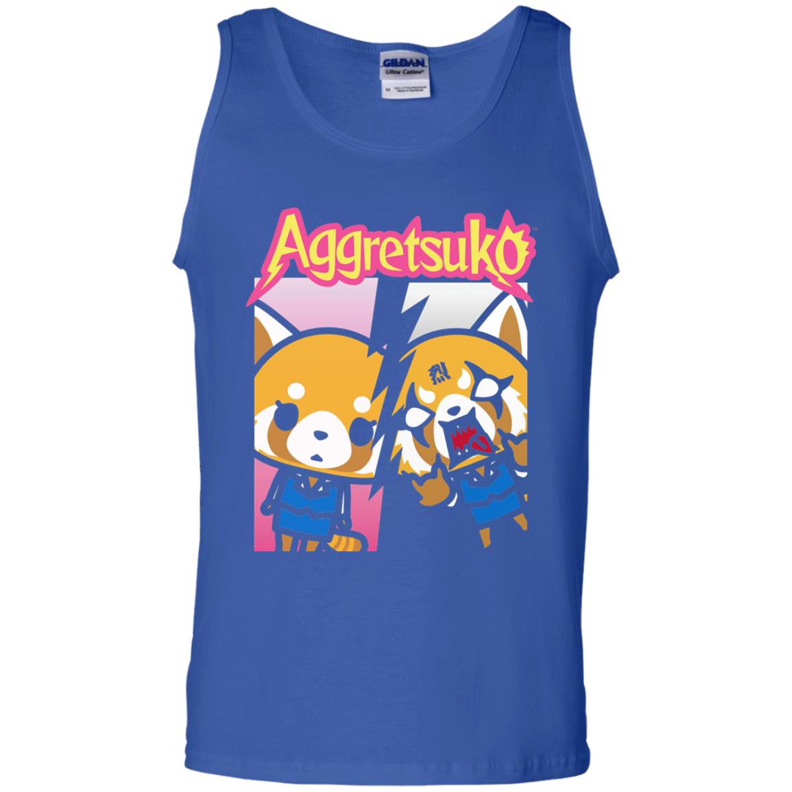 Aggretsuko Split Personality T-shirt Royal