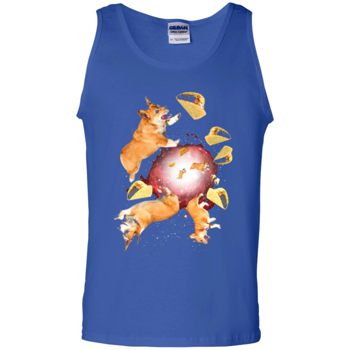 Corgi Love Tacos T-shirt Royal