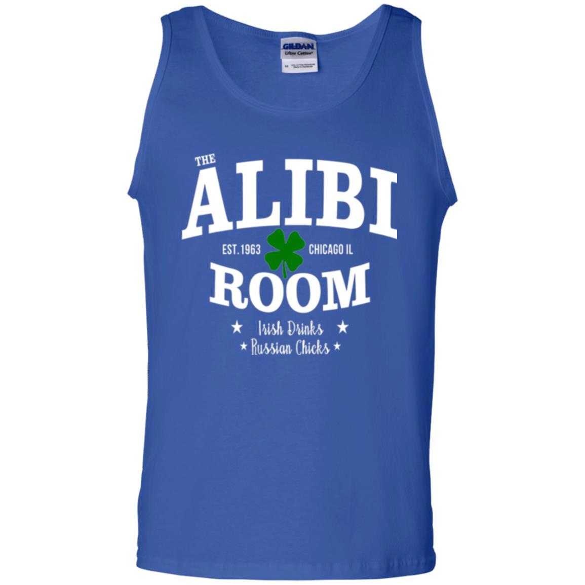 Wine Lovers T-shirt The Alibi Room Est.1963 Chicagoil Irish Drinks Russian Chick Royal