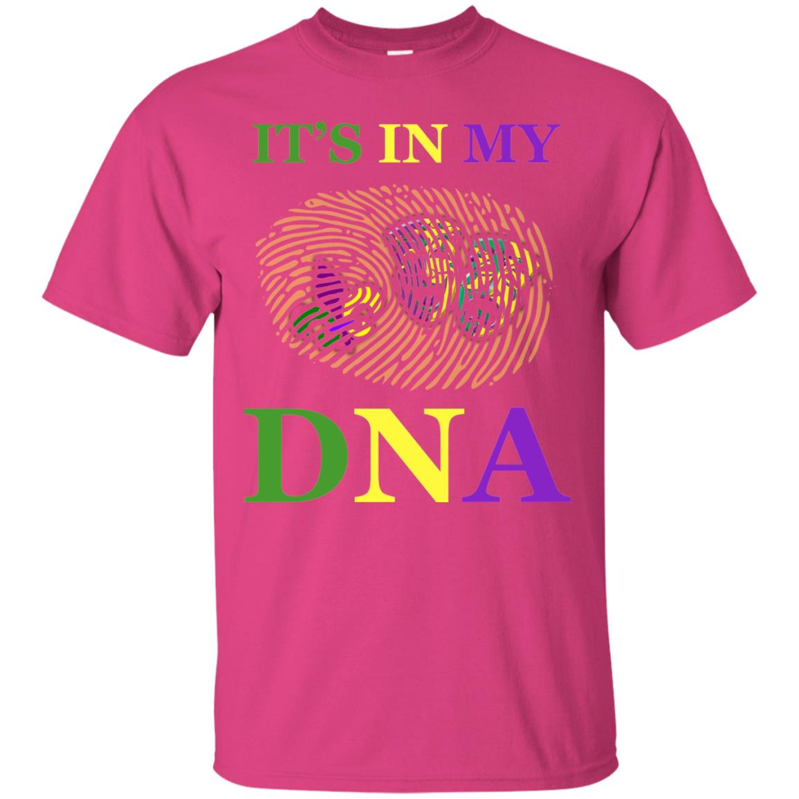 Mardi Gras T-shirt It's In My Dna Heliconia