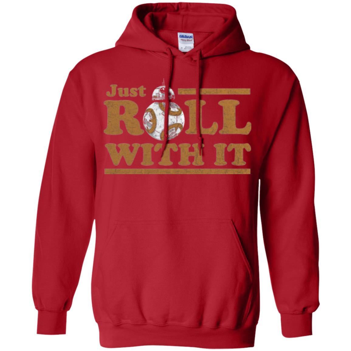 Movie T-Shirt Just Roll With You Red