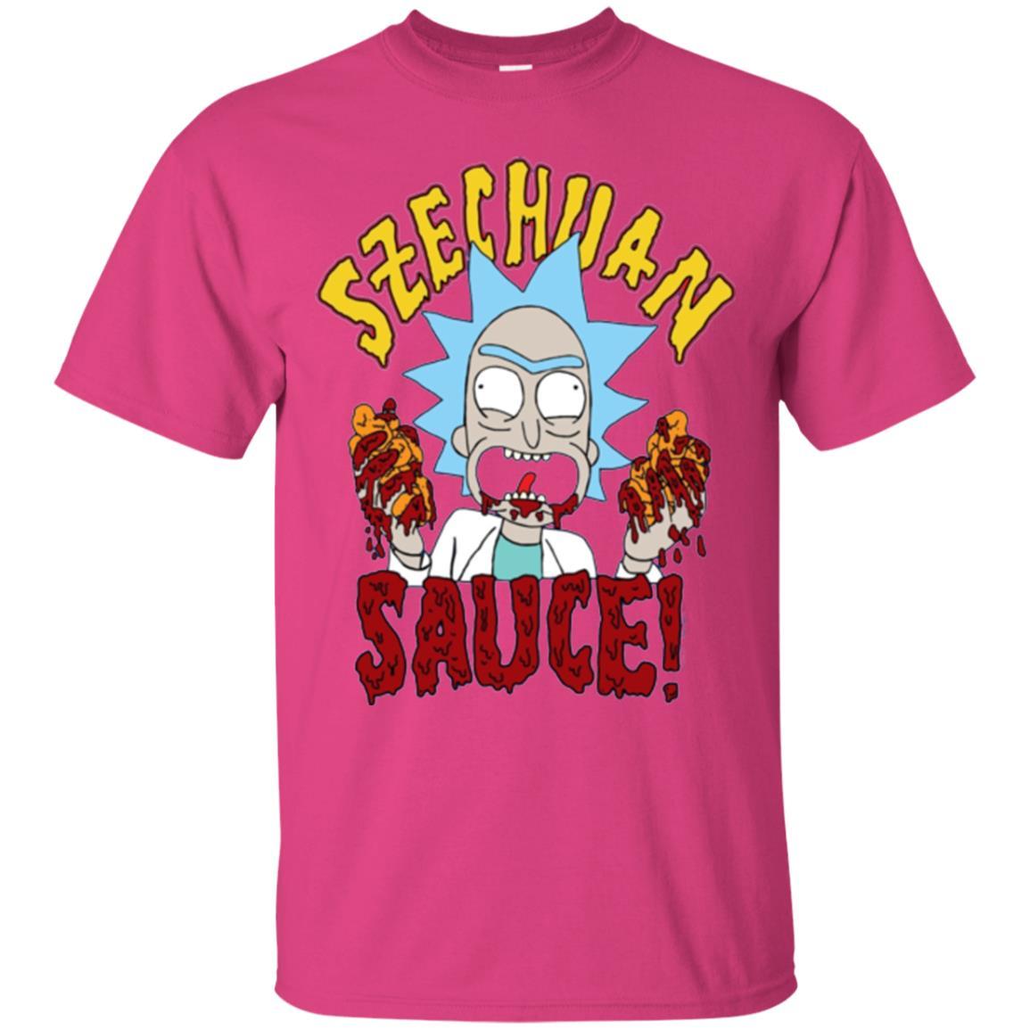 Rick Morty Szechuan Sauce T-shirt Heliconia