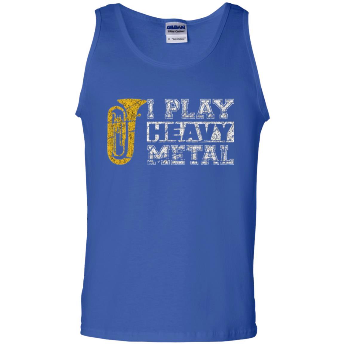 Tuba T-shirt I Play Heavy Metal Royal