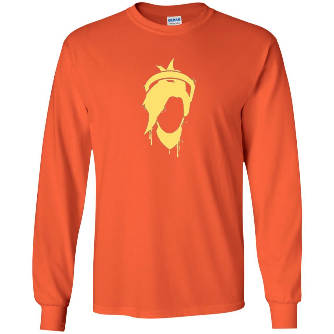 Overwatch Mercy Icon Spray T-Shirt Orange