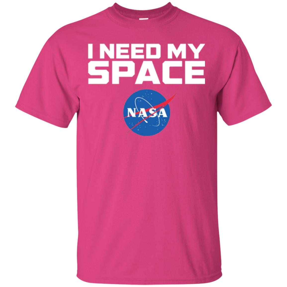 Nasa Logo T-shirt I Need My Space Heliconia