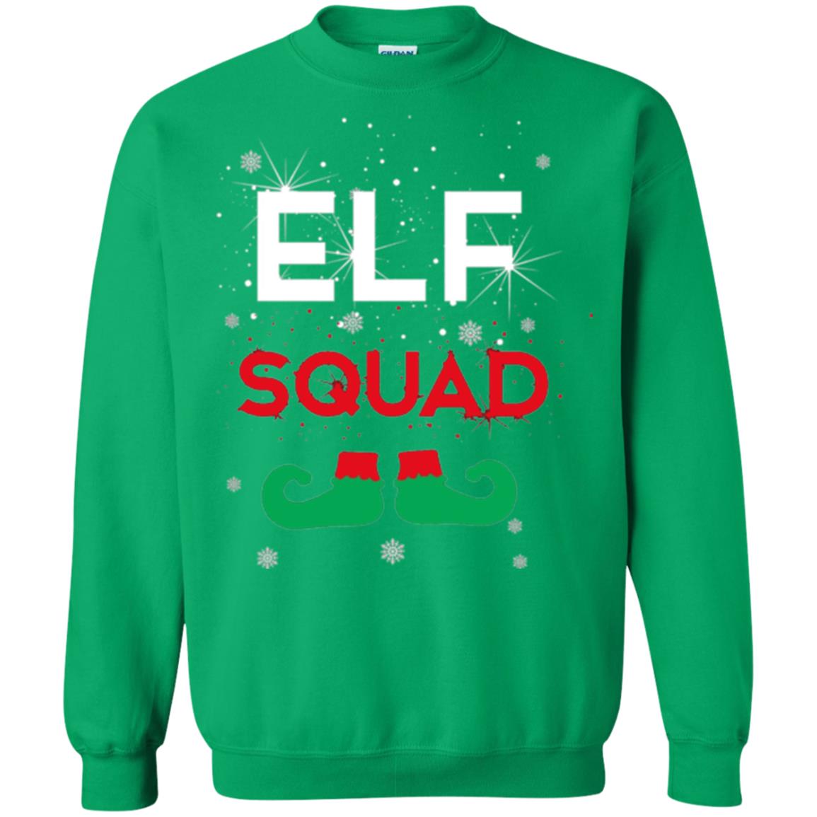 Christmas T-shirt Elf Squad Irish Green
