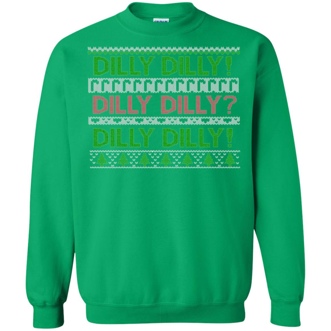 Christmas T-shirt Dilly Dilly Irish Green